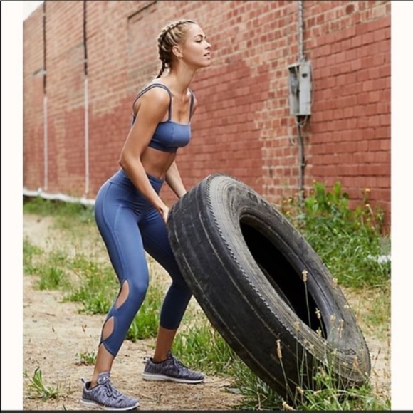 NWT Free People infinity leggings in deepest navy in size XS - Picture 6 of 10